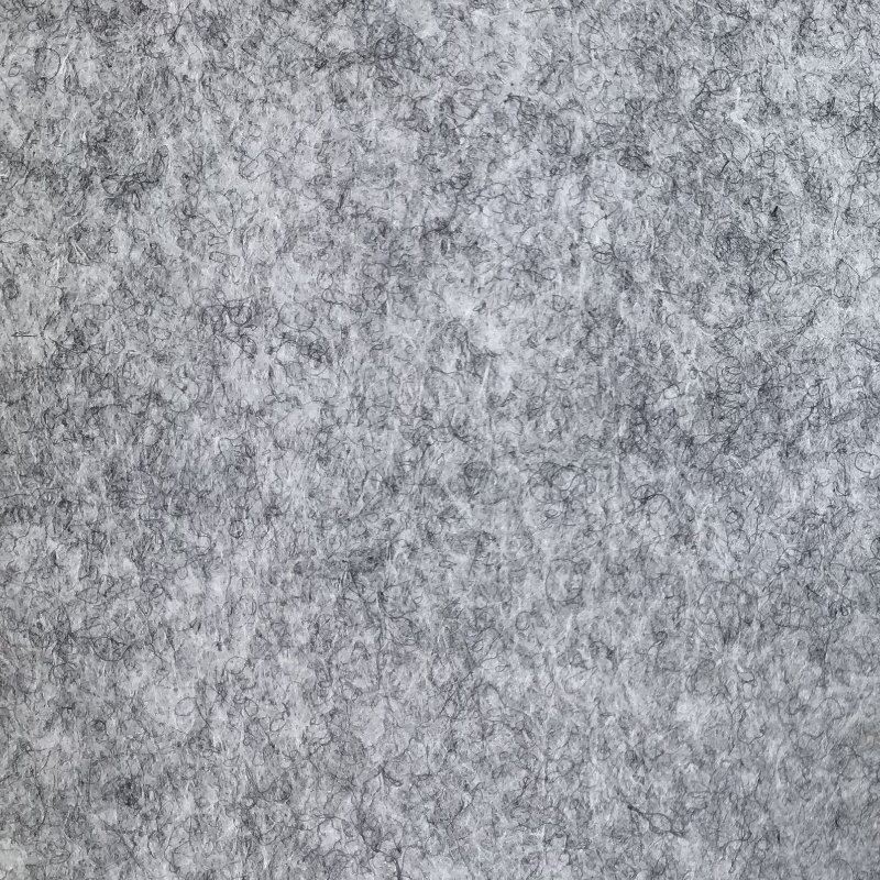 Smoky marble grey New Zealand wool felt